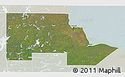 Satellite 3D Map of Division No. 23, lighten
