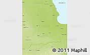 Physical 3D Map of Division No.  8