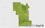 Satellite 3D Map of Division No.  8, cropped outside