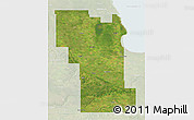 Satellite 3D Map of Division No.  8, lighten