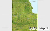 Satellite 3D Map of Division No.  8