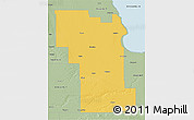 Savanna Style 3D Map of Division No.  8