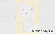 Classic Style Map of Division No.  8, single color outside