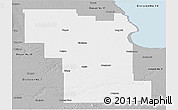 Gray Panoramic Map of Division No.  8