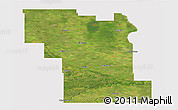 Satellite Panoramic Map of Division No.  8, cropped outside