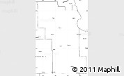 Blank Simple Map of Division No.  8