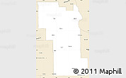 Classic Style Simple Map of Division No.  8