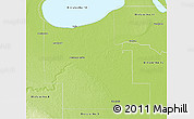 Physical 3D Map of Division No.  9