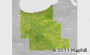 Satellite 3D Map of Division No.  9, lighten, desaturated