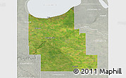 Satellite 3D Map of Division No.  9, lighten, semi-desaturated