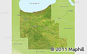 Satellite 3D Map of Division No.  9, physical outside