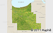 Satellite 3D Map of Division No.  9, shaded relief outside