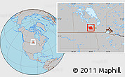 Gray Location Map of Division No.  9