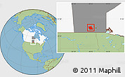 Savanna Style Location Map of Division No.  9, highlighted country, highlighted parent region