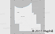 Gray Map of Division No.  9, single color outside