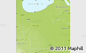 Physical Map of Division No.  9