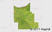 Satellite Map of Division No.  9, cropped outside