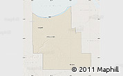Shaded Relief Map of Division No.  9, lighten