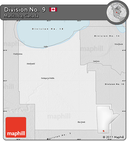 Silver Style Map of Division No.  9