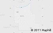 Silver Style Map of Division No.  9, single color outside