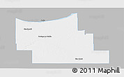 Gray Panoramic Map of Division No.  9, single color outside