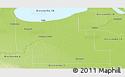Physical Panoramic Map of Division No.  9