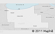 Silver Style Panoramic Map of Division No.  9