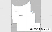 Gray Simple Map of Division No.  9, single color outside