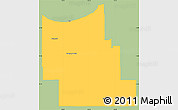 Savanna Style Simple Map of Division No.  9, single color outside
