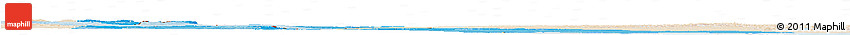 Political Shades Horizon Map of Manitoba, lighten