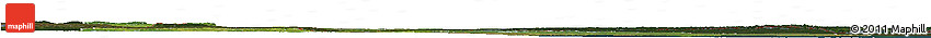 Satellite Horizon Map of Manitoba, darken