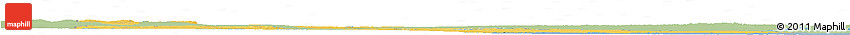 Savanna Style Horizon Map of Manitoba, single color outside