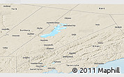 Shaded Relief Panoramic Map of Queens