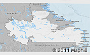 Gray 3D Map of Division No. 10