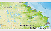 Physical 3D Map of Division No. 10