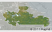 Satellite 3D Map of Division No. 10, lighten, semi-desaturated
