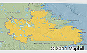 Savanna Style 3D Map of Division No. 10
