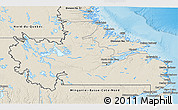 Shaded Relief 3D Map of Division No. 10