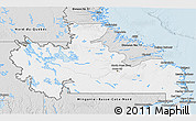 Silver Style 3D Map of Division No. 10