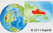 Physical Location Map of Division No. 10