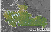 Satellite Map of Division No. 10, desaturated