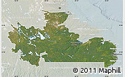 Satellite Map of Division No. 10, lighten
