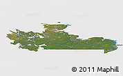 Satellite Panoramic Map of Division No. 10, cropped outside