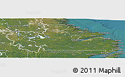 Satellite Panoramic Map of Division No. 10
