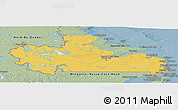 Savanna Style Panoramic Map of Division No. 10