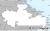 Gray Simple Map of Division No. 10