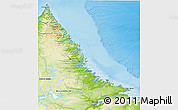 Physical 3D Map of Division No. 11