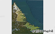 Satellite 3D Map of Division No. 11, darken