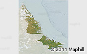 Satellite 3D Map of Division No. 11, lighten