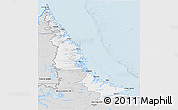 Silver Style 3D Map of Division No. 11